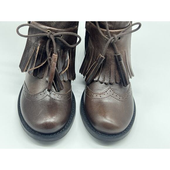 Coconuts by Matisse Cobb Brown Leather Riding Boots with tassel Size 6.5 NEW - Picture 6 of 14